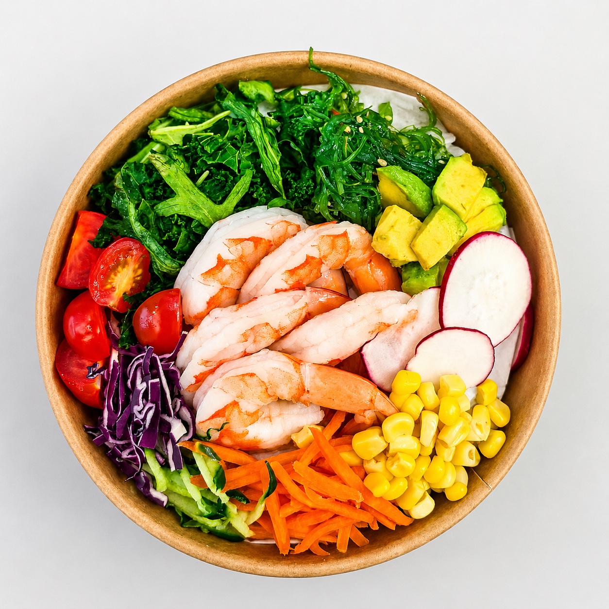 Ponzu king prawn bowl